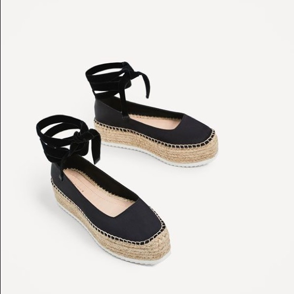 zara platform espadrilles
